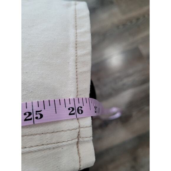 Prana Women's Buxton Jeans size 4 Button Fly Oatmeal NWOT #13 - Picture 7 of 7